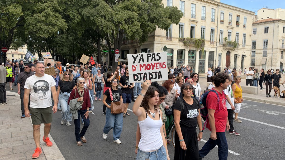 Manifestation de Nîmes le 17 octobre  2026 (Photo Anthony Maurin)