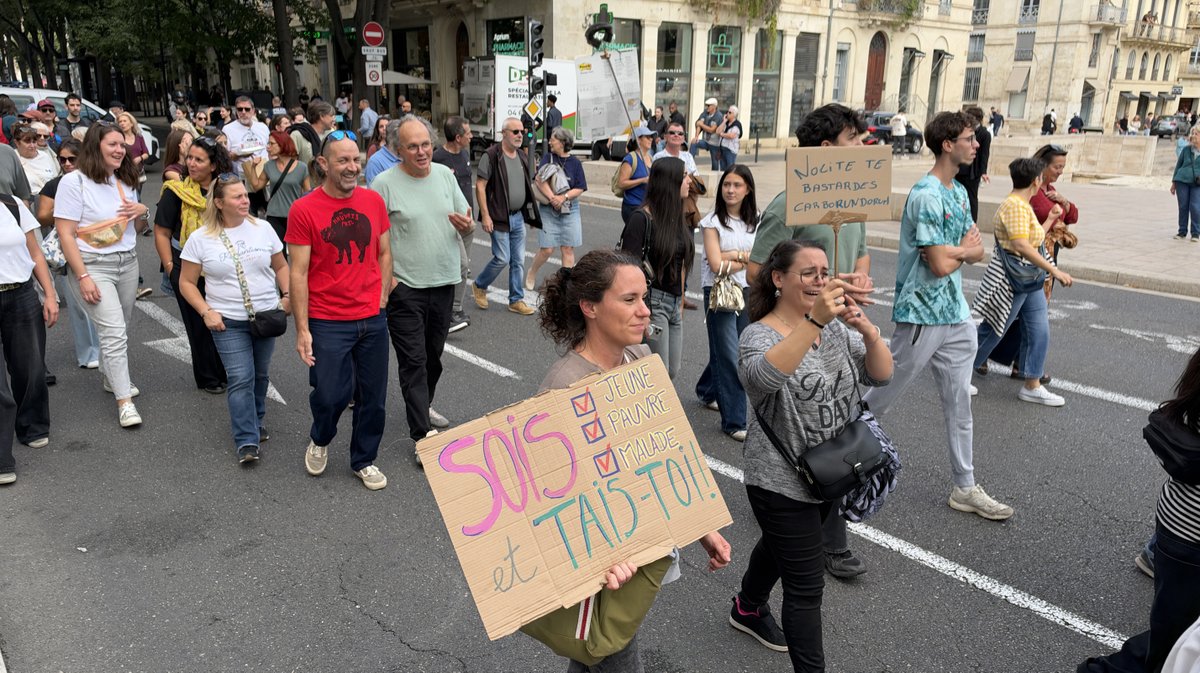 Manifestation de Nîmes le 17 octobre  2026 (Photo Anthony Maurin)