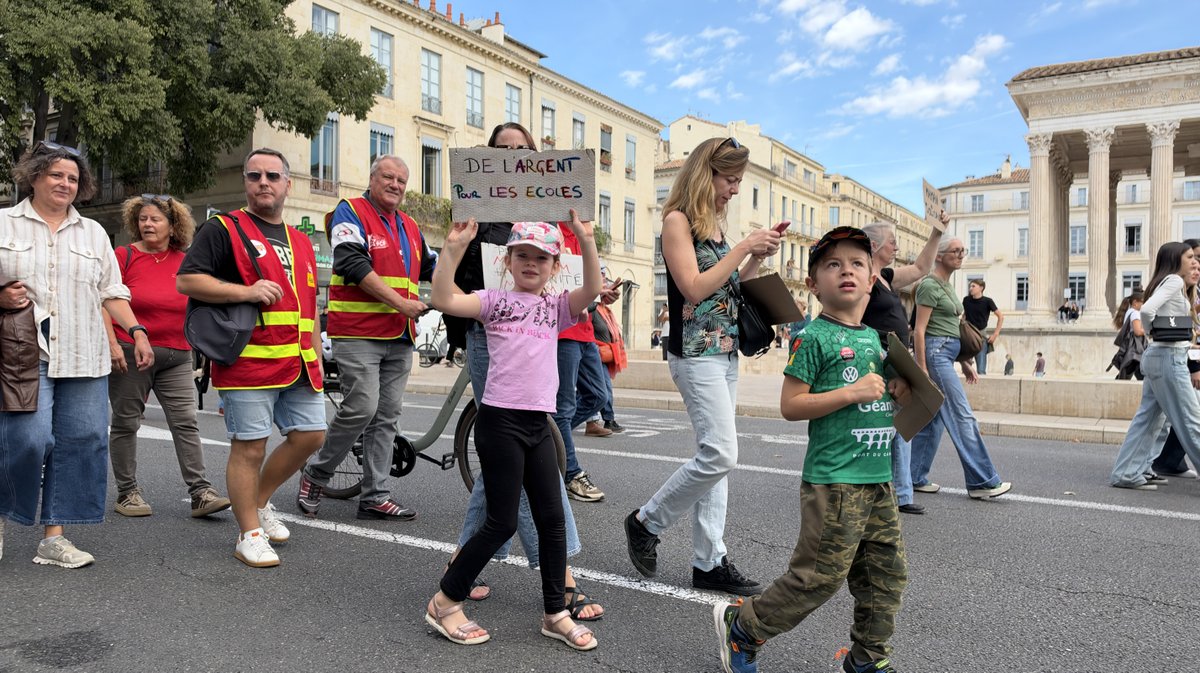 Manifestation de Nîmes le 17 octobre  2026 (Photo Anthony Maurin)