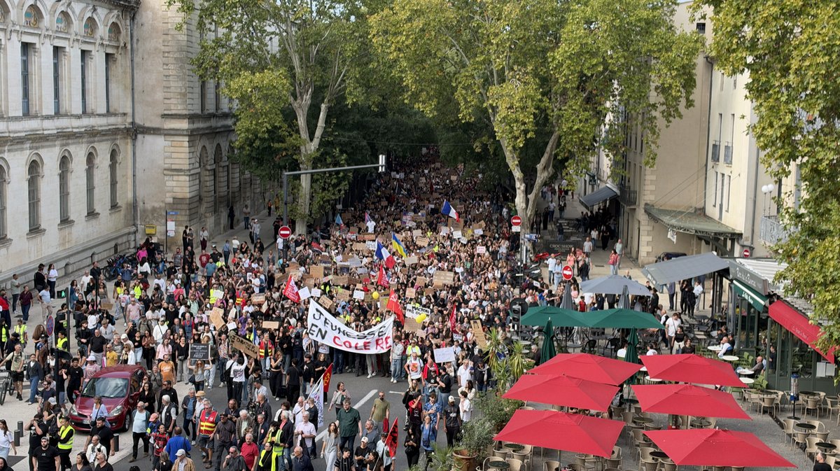 Manifestation de Nîmes le 17 octobre  2026 (Photo Anthony Maurin)