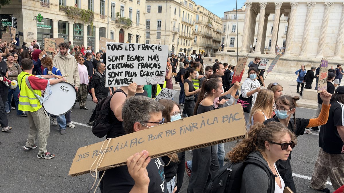 Manifestation de Nîmes le 17 octobre  2026 (Photo Anthony Maurin)