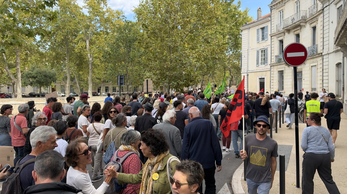 Manifestation de Nîmes le 17 octobre  2026 (Photo Anthony Maurin)
