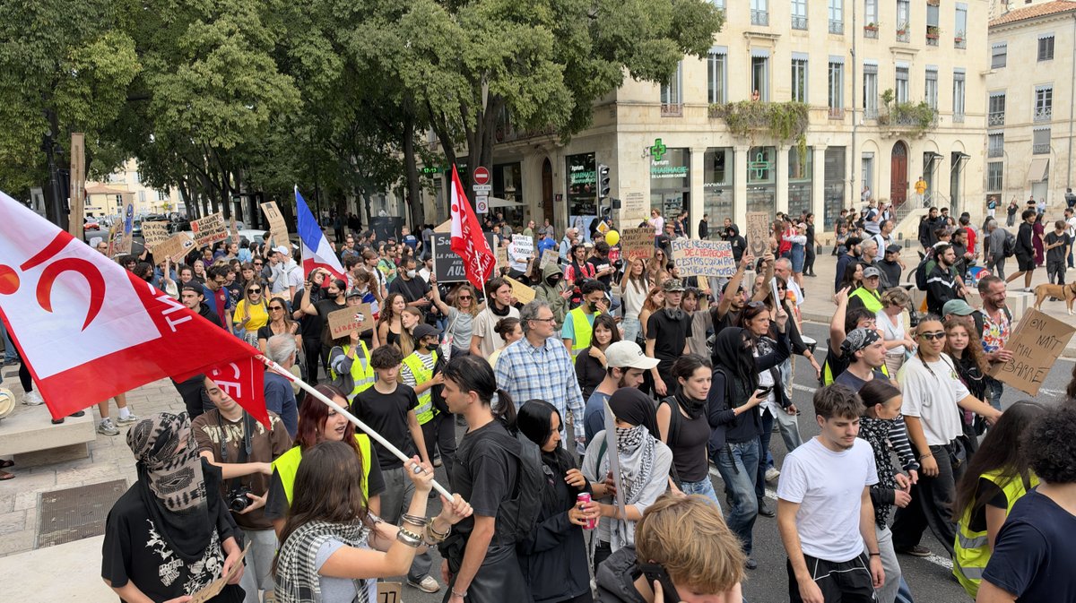 Manifestation de Nîmes le 17 octobre  2026 (Photo Anthony Maurin)