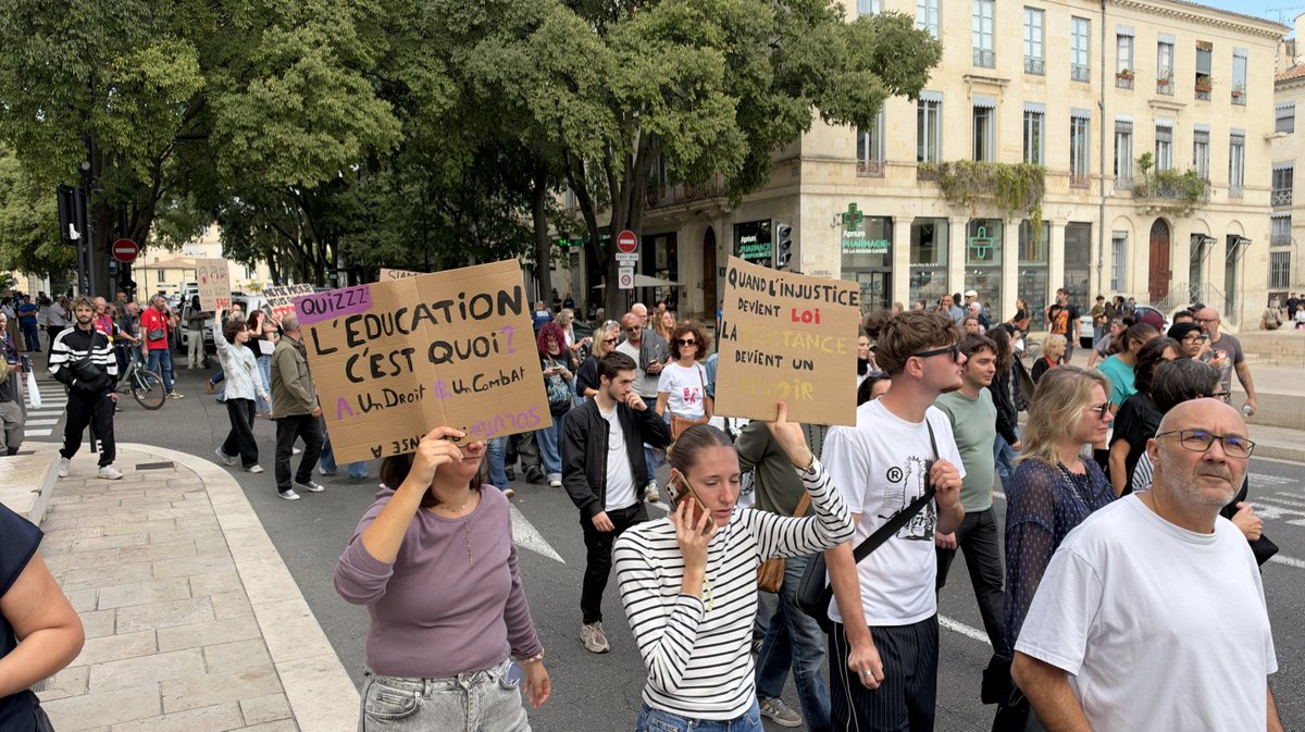 Manifestation de Nîmes le 17 octobre  2026 (Photo Anthony Maurin)