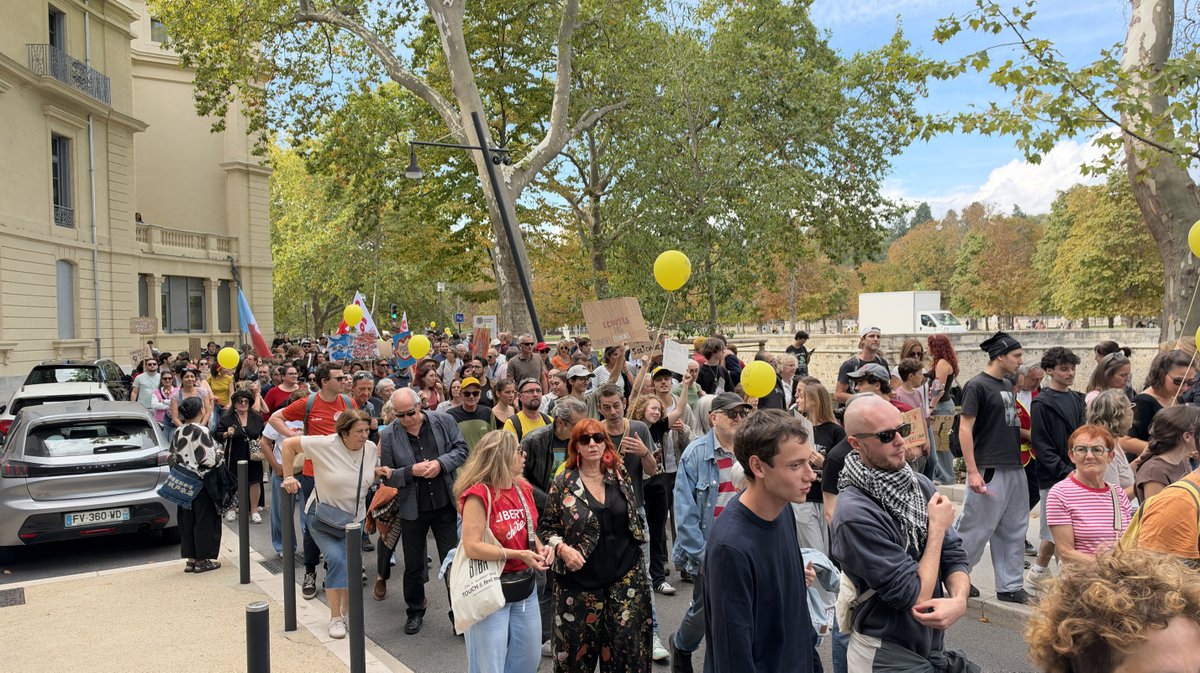 Manifestation de Nîmes le 17 octobre  2026 (Photo Anthony Maurin)
