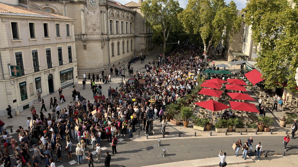 Manifestation de Nîmes le 17 octobre  2026 (Photo Anthony Maurin)