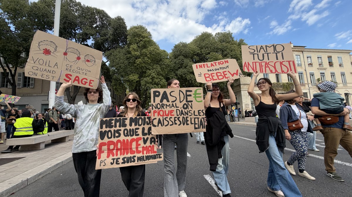 Manifestation de Nîmes le 17 octobre  2026 (Photo Anthony Maurin)