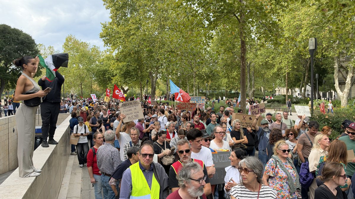 Manifestation de Nîmes le 17 octobre  2026 (Photo Anthony Maurin)