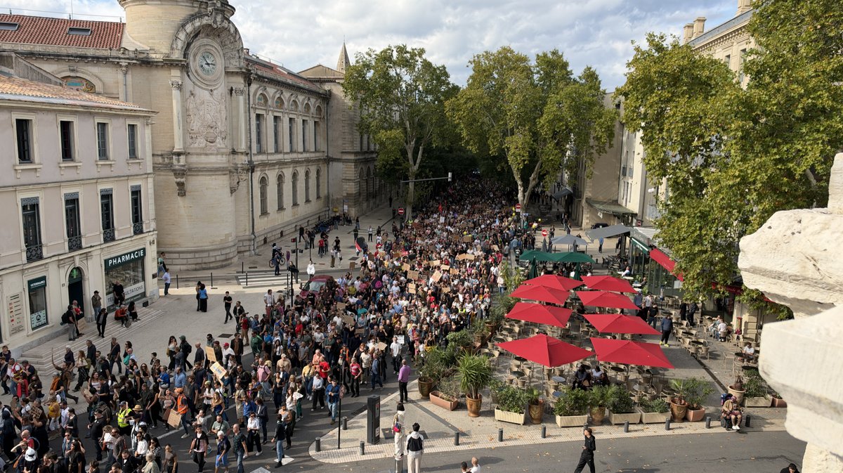 Manifestation de Nîmes le 17 octobre  2026 (Photo Anthony Maurin)