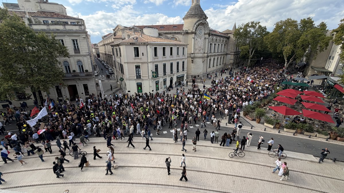 Manifestation de Nîmes le 17 octobre  2026 (Photo Anthony Maurin)