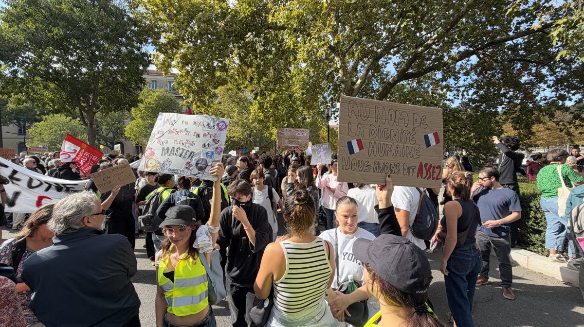 Manifestation de Nîmes le 17 octobre  2026 (Photo Anthony Maurin)