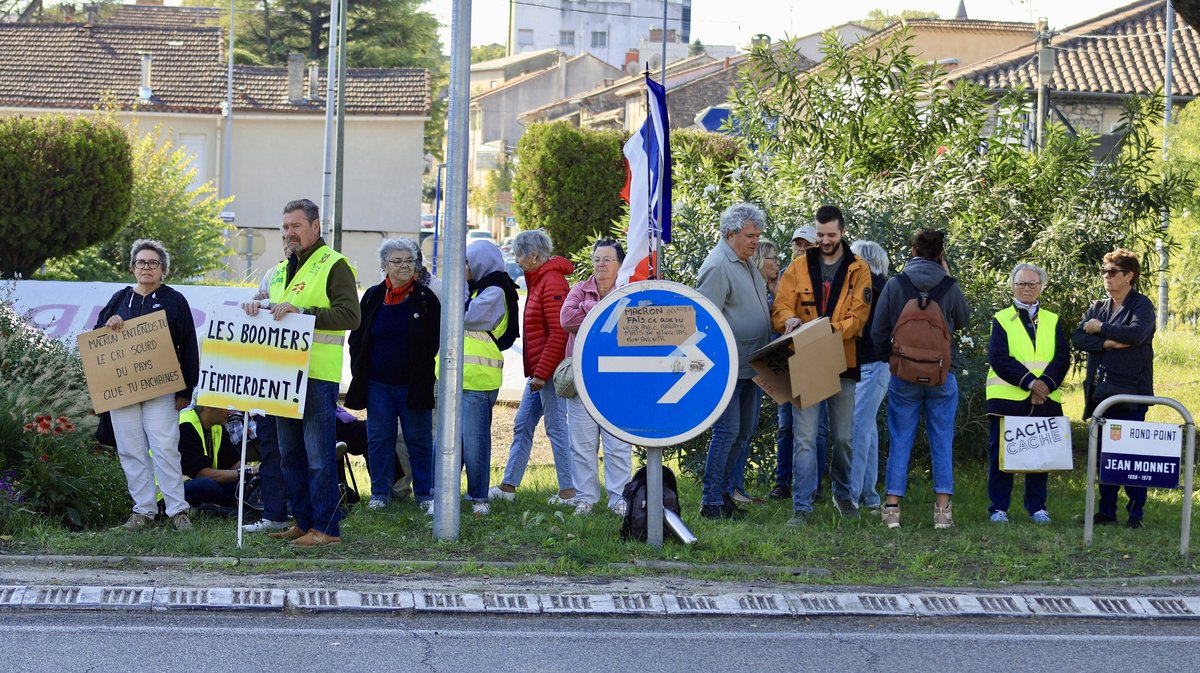Rond-point de l'Europe : 17 octobre Bagnols-sur-Cèze