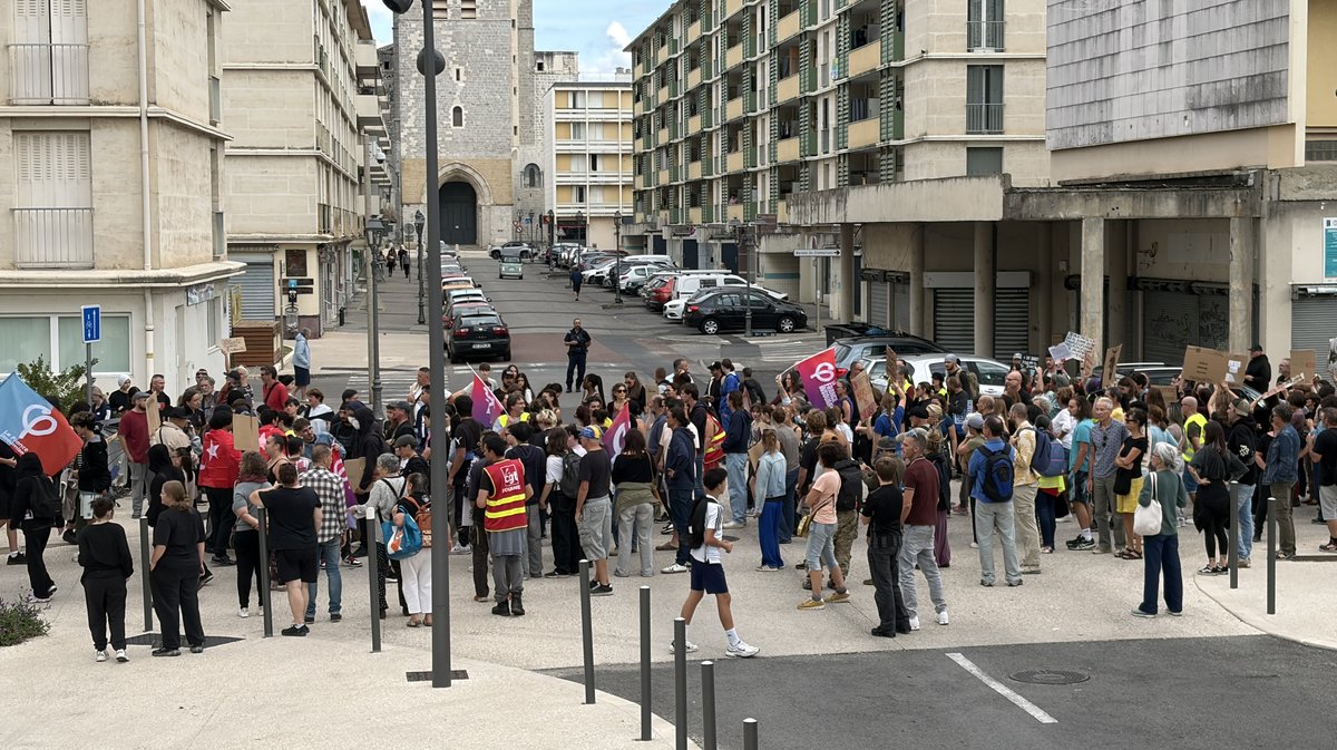 Manifestation à Alès le 17 octobre.