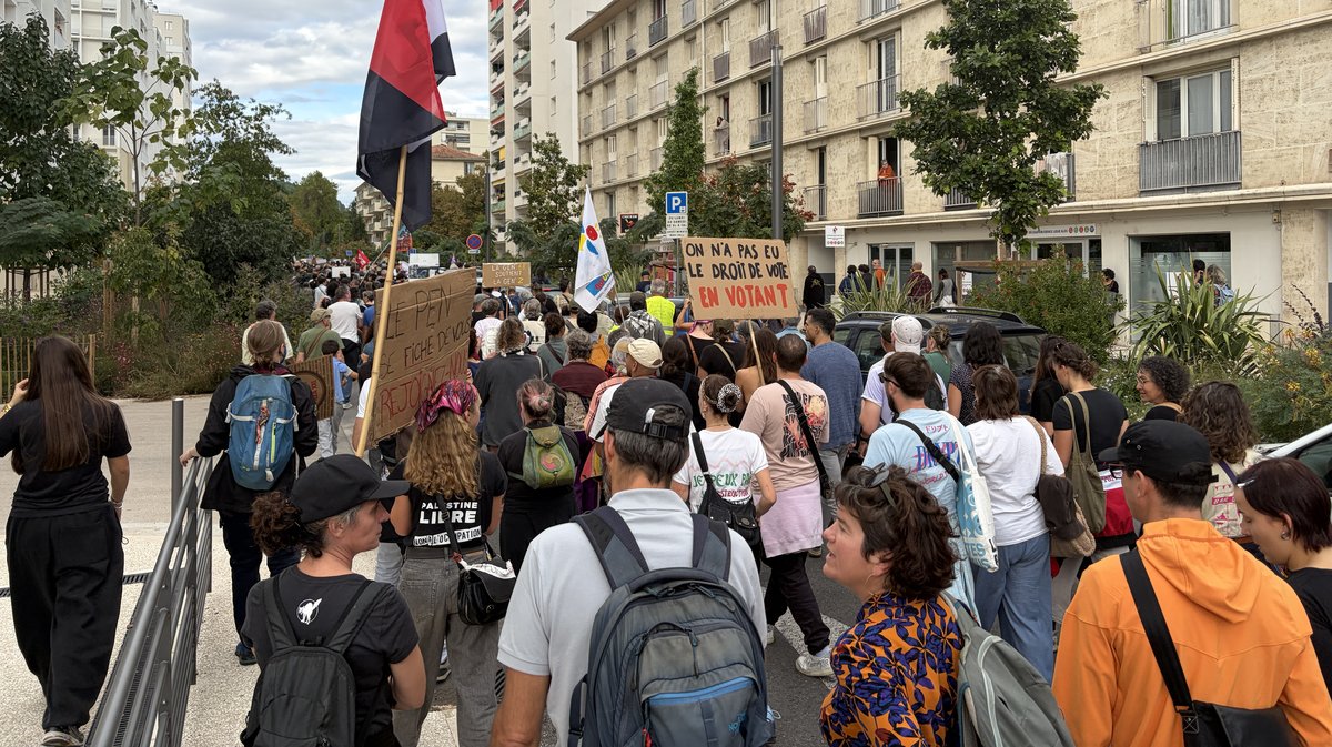 Manifestation à Alès le 17 octobre.