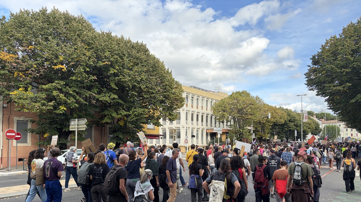 Manifestation à Alès le 17 octobre.