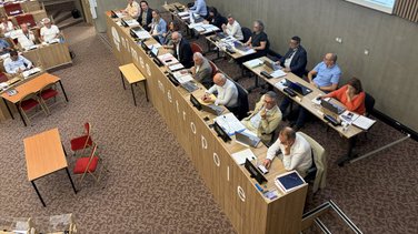 Photo d'illustration du conseil communautaire présidé par Vincent Bouget