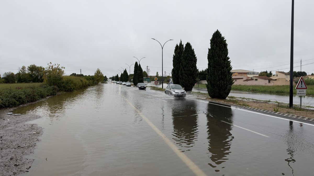 Pluie inondations Nîmes octobre 2026 (Photo Anthony Maurin)