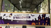 Le petit train touristique de Nîmes s'est mis aux couleurs d'Halloween (Photo Anthony Maurin)