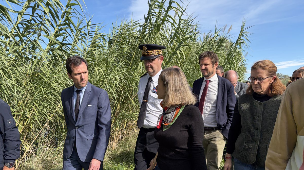 inondations saint-martin de crau arles ministre mathieu lefèvre