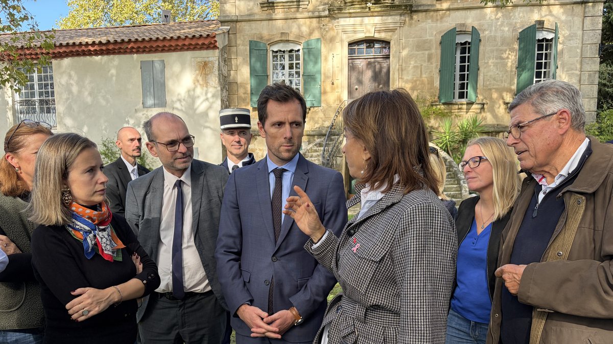 inondations saint-martin de crau arles ministre mathieu lefèvre