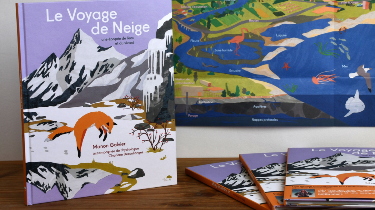 Le Voyage de Neige de l'illustratrice Manon Galvier