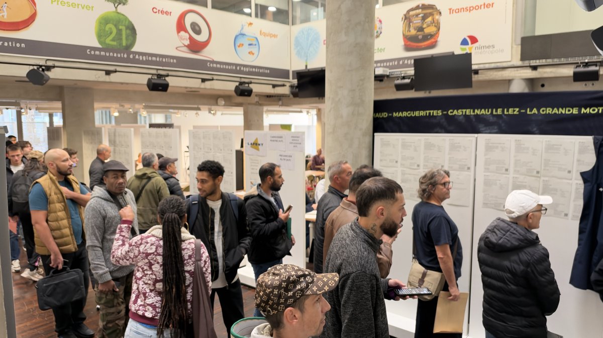 Recrutement via France Travail dans le secteur du BTP à Nîmes métropole (Photo Anthony Maurin)