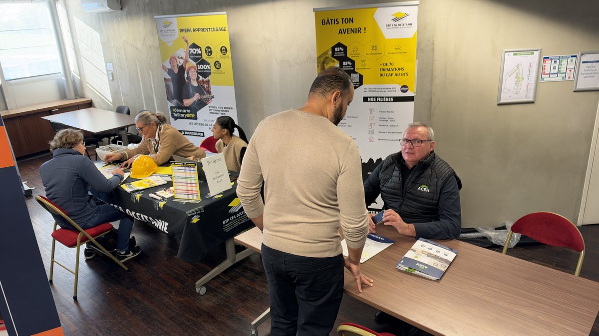 Recrutement via France Travail dans le secteur du BTP à Nîmes métropole (Photo Anthony Maurin)