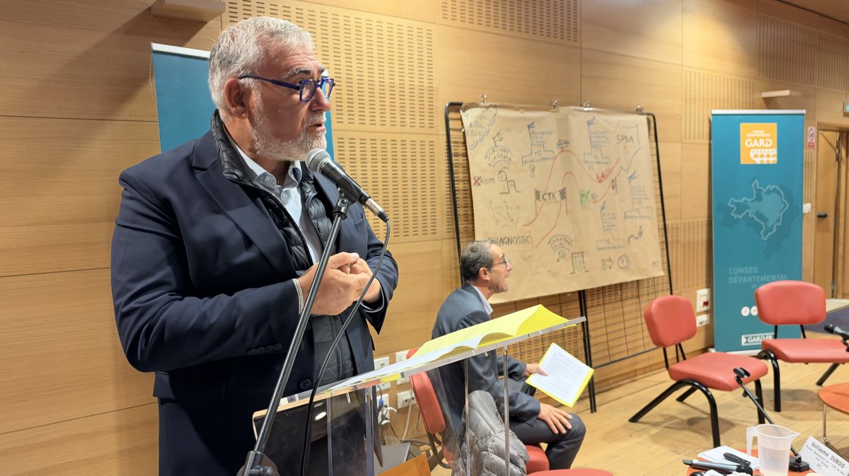 Conseil départemental du Gard, service public départemental de l'autonomie et conférence territoriale de l'autonomie (Photo Anthony Maurin)
